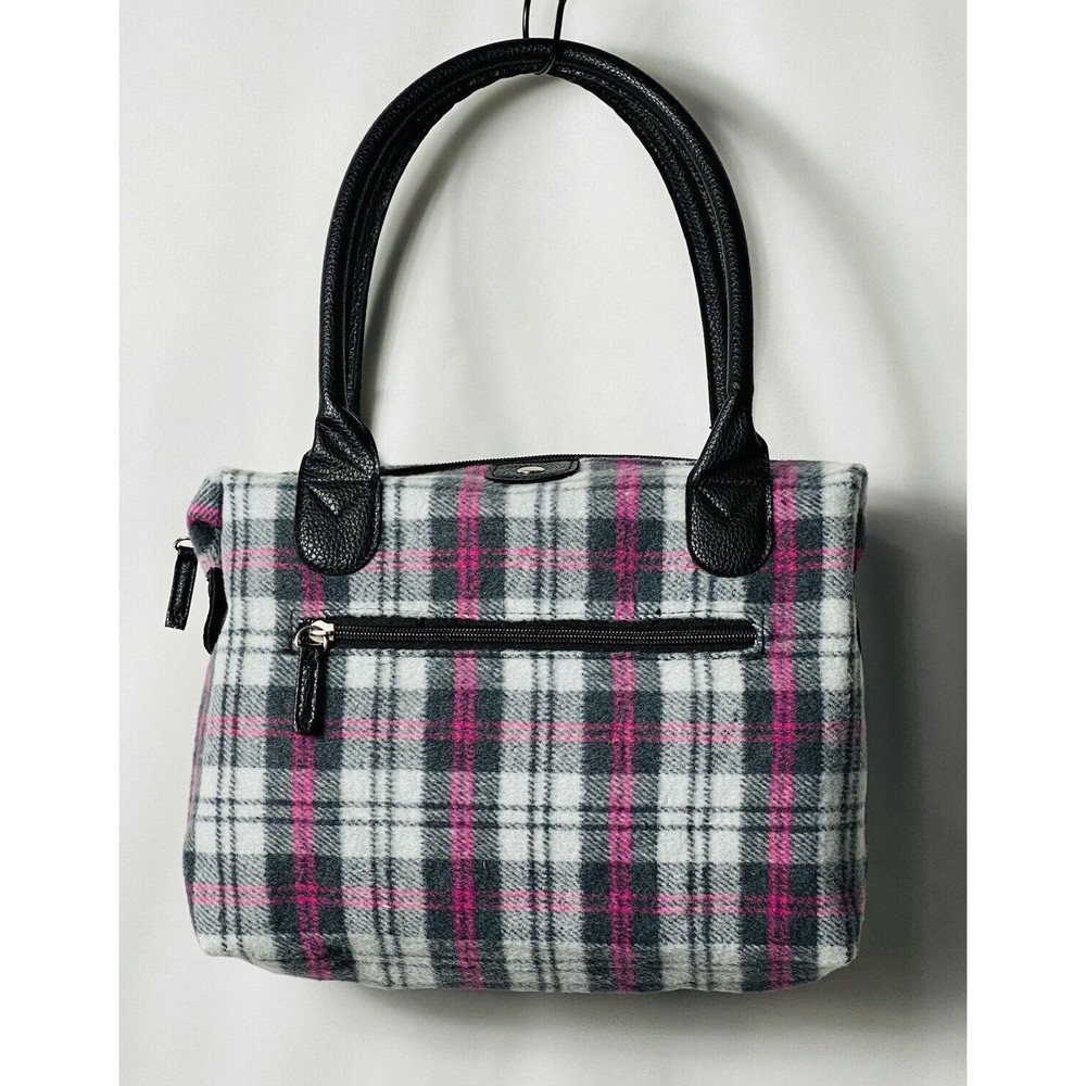 Flannel Plaid Set of 2 Tote Bags New (22”x15”x6”/15”x10”x4”) - Picture 9 of 11